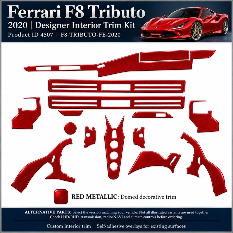 Ferrari 812 2020 – Designer Trim – Innenraum-Komplettset