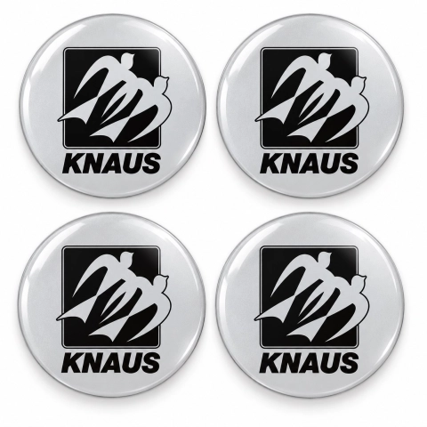 Knaus Doming-Aufkleber für Nabenkappen – 56 mm – 4er-Set