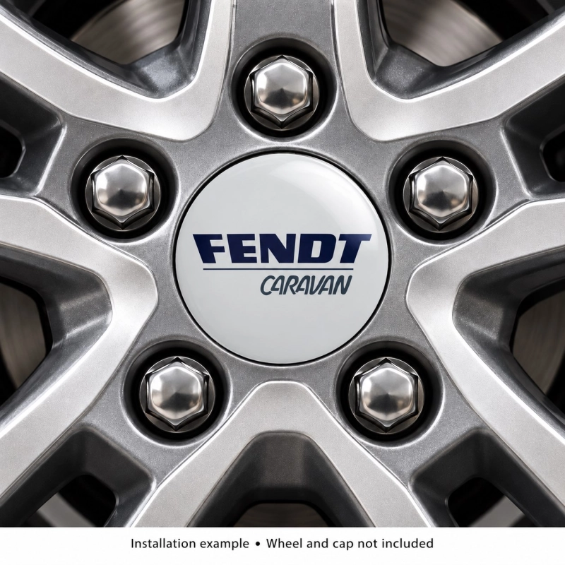Fendt Doming-Aufkleber für Nabenkappen – 56 mm – 4er-Set