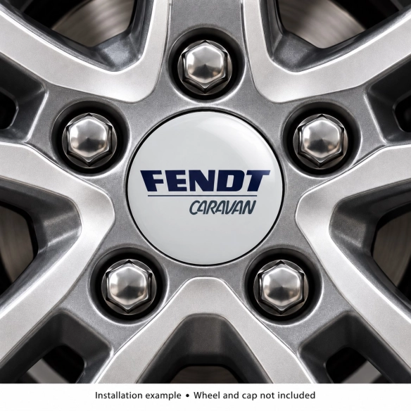 Fendt Doming-Aufkleber für Nabenkappen – 56 mm – 4er-Set