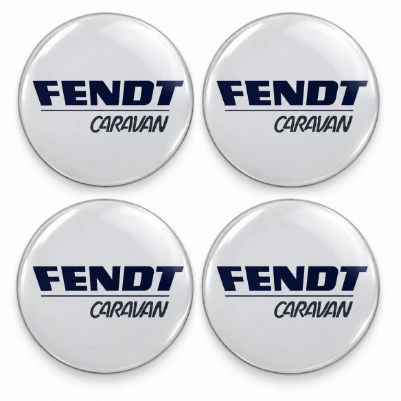 Fendt Doming-Aufkleber für Nabenkappen – 56 mm – 4er-Set
