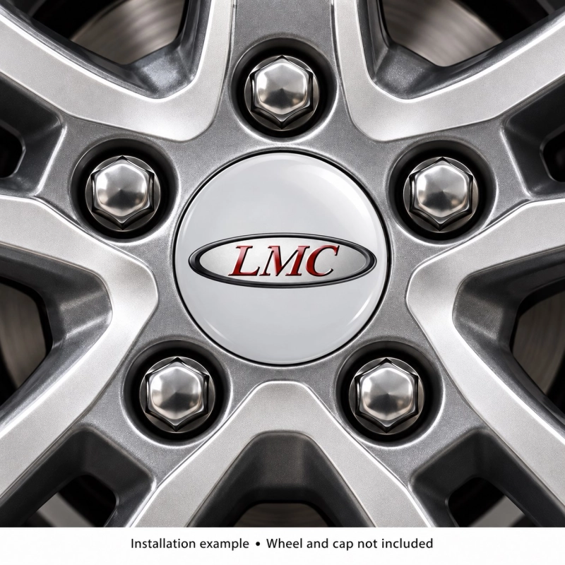 LMC Doming-Aufkleber für Nabenkappen – 56 mm – 4er-Set