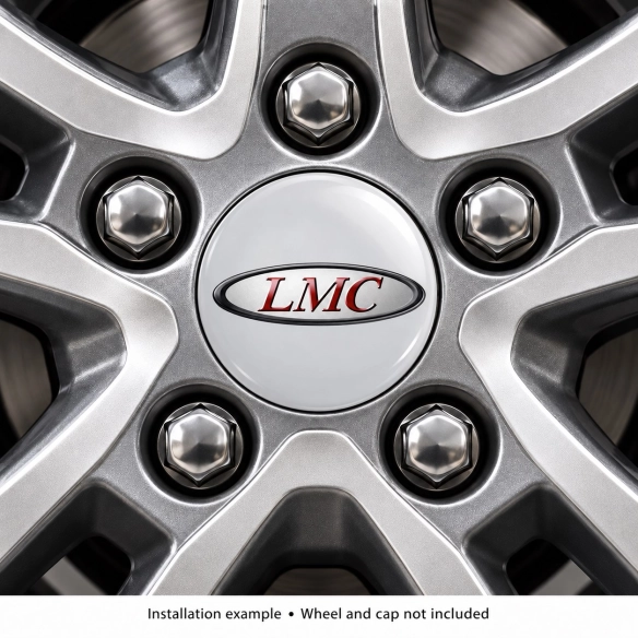 LMC Doming-Aufkleber für Nabenkappen – 56 mm – 4er-Set