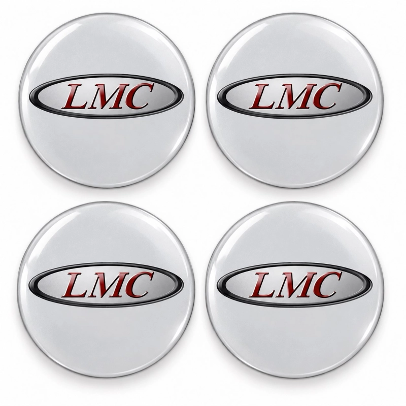 LMC Doming-Aufkleber für Nabenkappen – 56 mm – 4er-Set