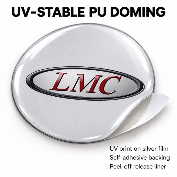 LMC Doming-Aufkleber für Nabenkappen – 56 mm – 4er-Set