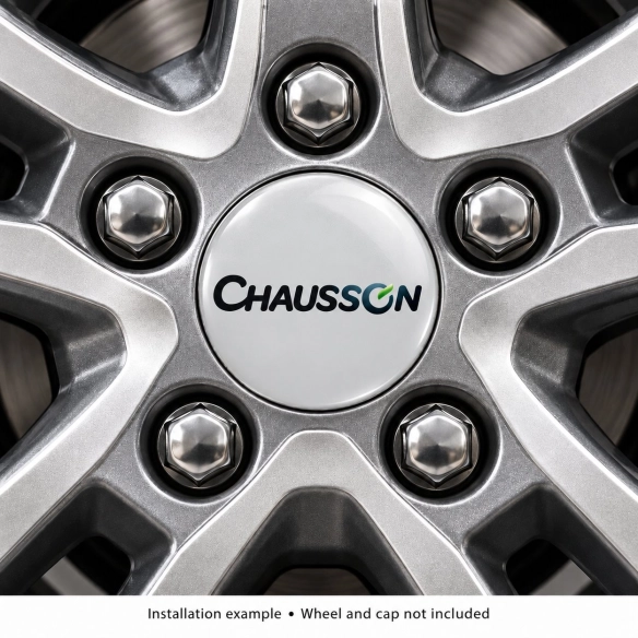 Chausson Doming-Aufkleber für Nabenkappen – 56 mm – 4er-Set
