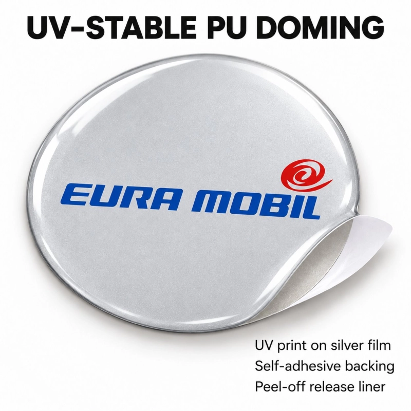 Eura Mobil Doming-Aufkleber für Nabenkappen – 56 mm – 4er-Set