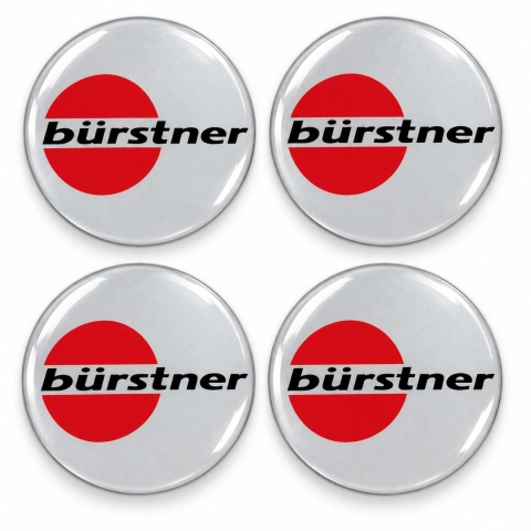 Bürstner Doming-Aufkleber für Nabenkappen – 60 mm – 4er-Set