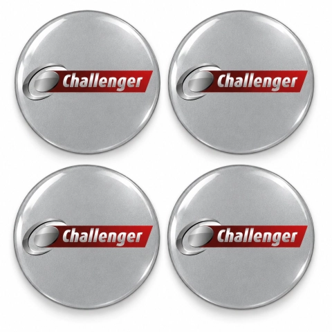 Challenger Doming-Aufkleber für Nabenkappen – 56 mm – 4er-Set