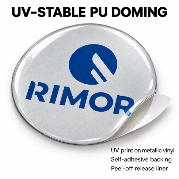 Rimor Doming-Aufkleber für Nabenkappen – 56 mm – 4er-Set