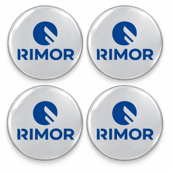 Rimor Doming-Aufkleber für Nabenkappen – 56 mm – 4er-Set