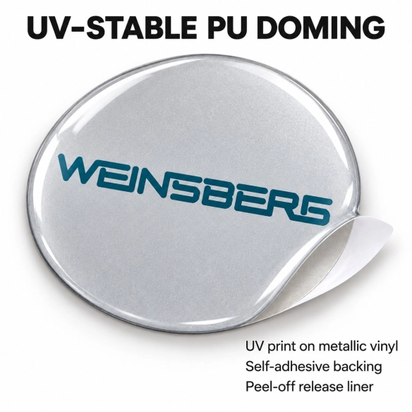 Weinsberg Doming-Aufkleber für Nabenkappen – 56 mm – 4er-Set