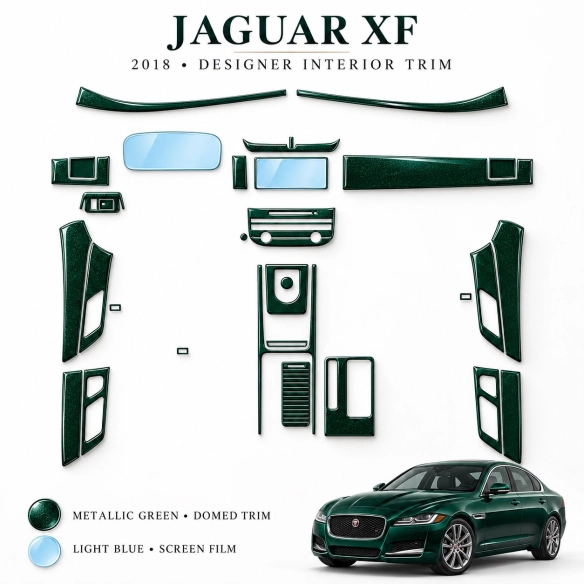 Designer Trim Jaguar Xf X260 2018 Interieurleisten Komplettset