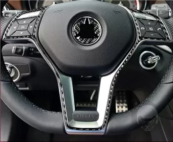 Mercedes-Benz CLA-Class 2014-2017 Mittelkonsole Armaturendekor Cockpit Dekor 46-Teilige - 7- Cockpit Dekor Innenraum