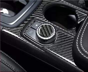 Mercedes-Benz CLA-Class 2014-2017 Mittelkonsole Armaturendekor Cockpit Dekor 46-Teilige - 8- Cockpit Dekor Innenraum