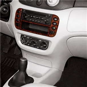 Citroen C2-C3 2002-2004 3D Armaturenbrett-Dekor-Set, 4 Teile