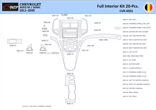 Chevrolet Aveo T300 2012–2020 Mittelkonsole Armaturendekor WHZ Cockpit Dekor 20 Teilige - 1- Cockpit Dekor Innenraum Chevrolet Aveo T300 2012–2020 Mittelkonsole Armaturendekor WHZ Cockpit Dekor 20 Teilige - 1- Cockpit Dekor Innenraum