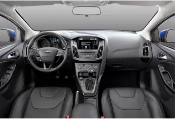 Ford Focus 2015-2017 Mittelkonsole Armaturendekor Cockpit Dekor 16-Teile