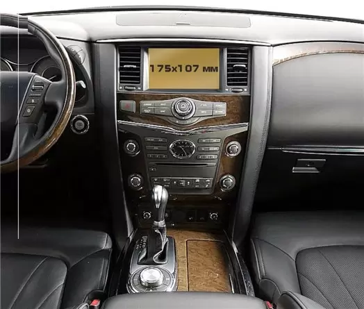 Infiniti Q60 (CV37) 2017 - Present Multimedia + Climate-Control 7-8" DisplayschutzGlass Kratzfest Anti-Fingerprint Transparent - Infiniti Q60 (CV37) 2017 - Present Multimedia + Climate-Control 7-8" DisplayschutzGlass Kratzfest Anti-Fingerprint Transparent -