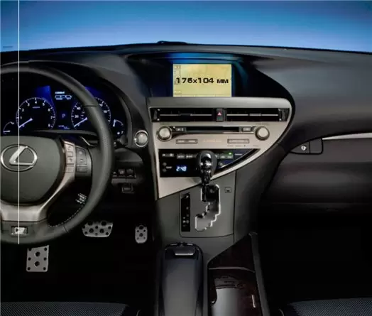 Lexus RX 2012 - 2015 Multimedia 8" DisplayschutzGlass Kratzfest Anti-Fingerprint Transparent - 1- Cockpit Dekor Innenraum Lexus RX 2012 - 2015 Multimedia 8" DisplayschutzGlass Kratzfest Anti-Fingerprint Transparent - 1- Cockpit Dekor Innenraum
