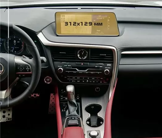Lexus RX 2015 - 2019 Multimedia 8" DisplayschutzGlass Kratzfest Anti-Fingerprint Transparent - 1- Cockpit Dekor Innenraum Lexus RX 2015 - 2019 Multimedia 8" DisplayschutzGlass Kratzfest Anti-Fingerprint Transparent - 1- Cockpit Dekor Innenraum