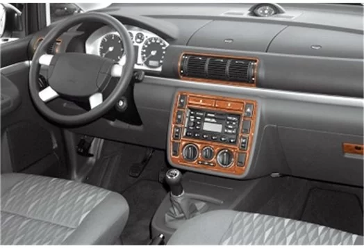 Ford Galaxi 04.2000 Mittelkonsole Armaturendekor Cockpit Dekor 10 -Teile
