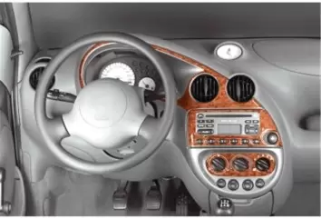Ford Ka 10.96 - 02.02 Mittelkonsole Armaturendekor Cockpit Dekor 5 -Teile