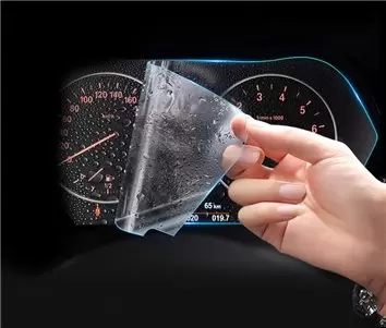 Volkswagen Polo (MK6) 2020 - Present Digital Speedometer 10" DisplayschutzGlass Kratzfest Anti-Fingerprint Transparent
