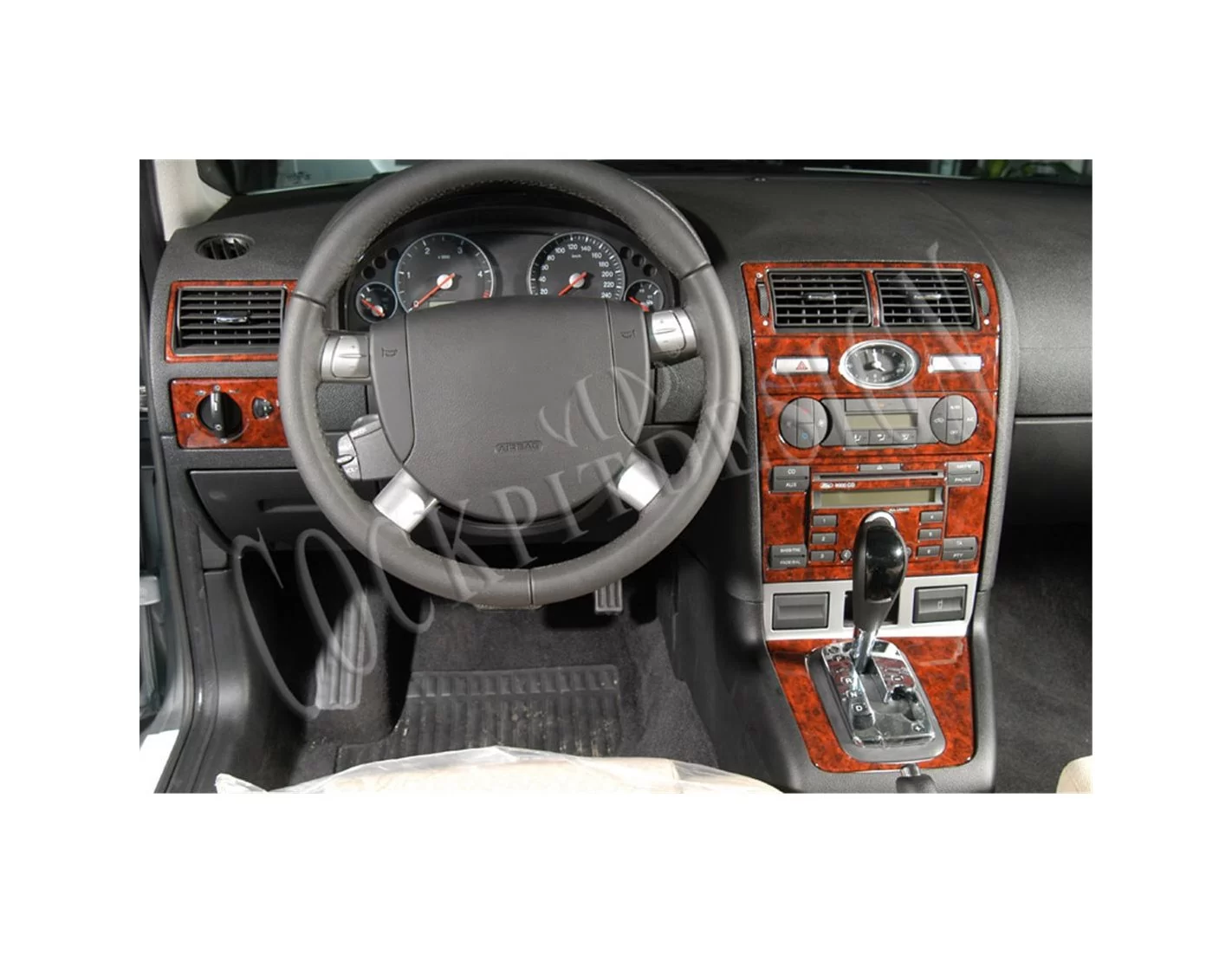 Ford Mondeo 06.03 - 06.06 Mittelkonsole Armaturendekor Cockpit Dekor 13 -Teile