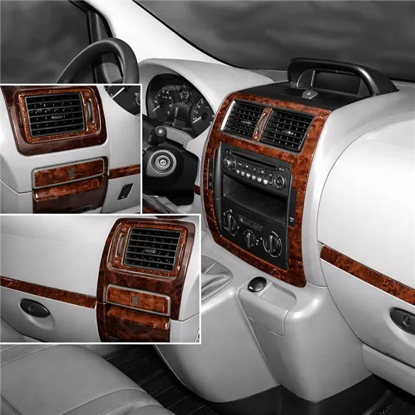 Citroen Jumpy 2007+ 3D Armaturenbrett-Dekor-Set, 12 Teile