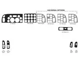 Peterbilt 365 2016–2021 Innenausstattung im Kabinenstil Viel Original-Dash-Verkleidungssatz
