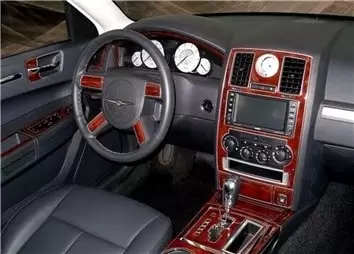 Chrysler 300 2005-2007 Voll Satz, With NAVI system BD innenausstattung armaturendekor cockpit dekor - 1- Cockpit Dekor Innenraum