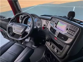 IVECO S-WAY 2019 Mittelkonsole Armaturendekor Cockpit Dekor 17-Teile