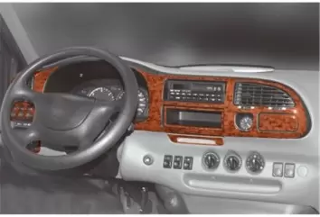 Ford Transit 05.97 - 03.00 Mittelkonsole Armaturendekor Cockpit Dekor 8 -Teile