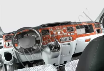 Ford Transit 09.10 - 01.14 Mittelkonsole Armaturendekor Cockpit Dekor 24 -Teile