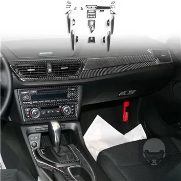 BMW X1 E84 2009–2015 Mittelkonsole Armaturendekor Cockpit Dekor 36-Teilige - 2- Cockpit Dekor Innenraum BMW X1 E84 2009–2015 Mittelkonsole Armaturendekor Cockpit Dekor 36-Teilige - 2- Cockpit Dekor Innenraum