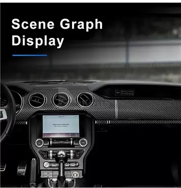 Ford Mustang 2015-2023 Mittelkonsole Armaturendekor WHZ Cockpit Dekor 47 Teilige - 5- Cockpit Dekor Innenraum Ford Mustang 2015-2023 Mittelkonsole Armaturendekor WHZ Cockpit Dekor 47 Teilige - 5- Cockpit Dekor Innenraum