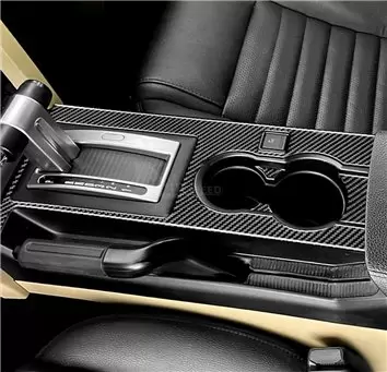 Ford Mustang 2005-2009 Soft roof-Coupe, Voll Satz BD innenausstattung armaturendekor cockpit dekor - 4- Cockpit Dekor Innenraum Ford Mustang 2005-2009 Soft roof-Coupe, Voll Satz BD innenausstattung armaturendekor cockpit dekor - 4- Cockpit Dekor Innenraum
