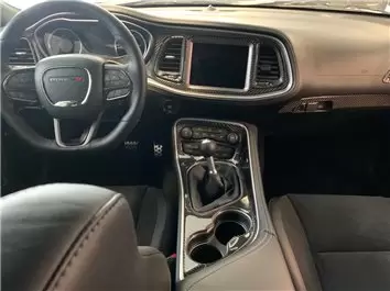 Dodge Challenger 2015-2023 Mittelkonsole Armaturendekor WHZ Cockpit Dekor 24 Teilige - 4- Cockpit Dekor Innenraum