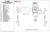 Honda Accord 1998-2000 2 Doors, Mtach OEM, 22 Parts set BD innenausstattung armaturendekor cockpit dekor