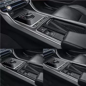 Jaguar XE 2017-2018 Voll Satz innenausstattung armaturendekor cockpit dekor43 Teilige - 4- Cockpit Dekor Innenraum