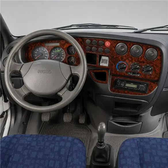 Iveco Daily City 1999-2007 3D Armaturenbrett-Dekor-Set, 8 Teile