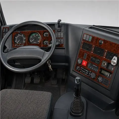 Iveco Eurotech-Eurostar 1992-2000 3D Armaturenbrett-Dekor-Set, 39 Teile