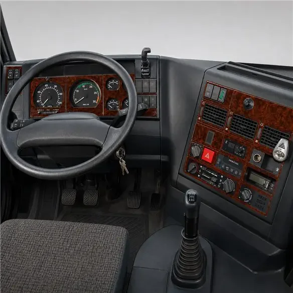 Iveco Eurotech-Eurostar 1992-2000 3D Armaturenbrett-Dekor-Set, 39 Teile