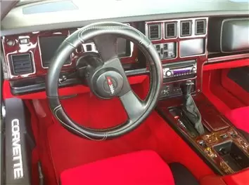 Chevrolet Corvette 1982-1982 Voll Satz, Automatic Gear BD innenausstattung armaturendekor cockpit dekor - 2- Cockpit Dekor Innen