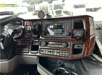 Scania NextGen NG TopSleeper ab 2016 Mittelkonsole Armaturendekor Cockpit Dekor 24-Teile - 9- Cockpit Dekor Innenraum