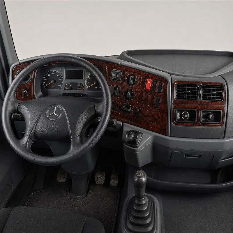 Mercedes Atego-Axor 2004+ 3D Armaturenbrett-Dekor-Set, 25 Teile