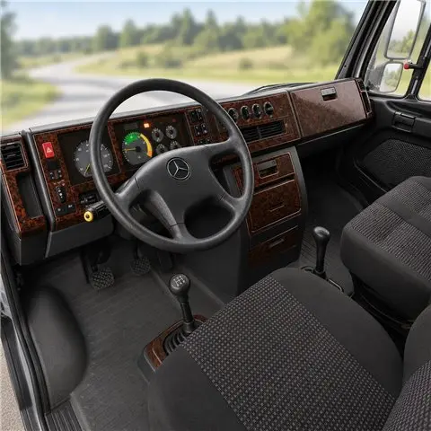 Mercedes 814 Vario 1996+ 3D Armaturenbrett-Dekor-Set, 37 Teile