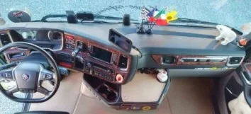 Scania NG-Series ab 2016 Basic Mittelkonsole Armaturendekor Cockpit Dekor 12-Teile - 10- Cockpit Dekor Innenraum
