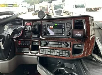 Scania NG-Series ab 2016 Basic Mittelkonsole Armaturendekor Cockpit Dekor 12-Teile - 5- Cockpit Dekor Innenraum
